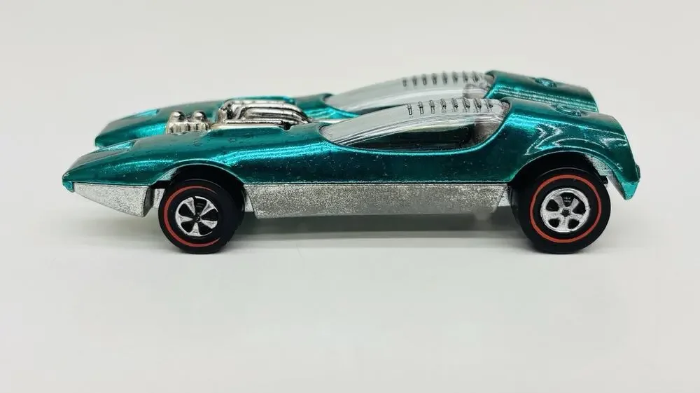 Hot Wheels Redline Splittin Image Green US Gray Interior